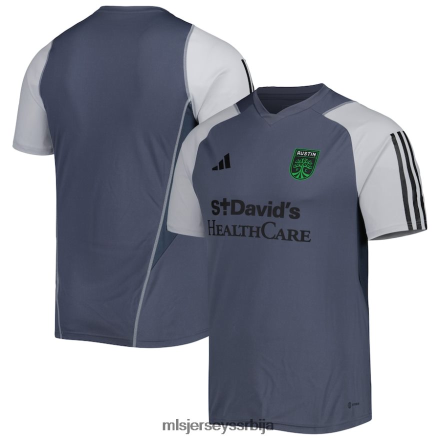 MLS Jerseys мушкарци Аустин Фц Адидас сиви дрес за тренинг на терену 2023 PLB4H8278 дрес