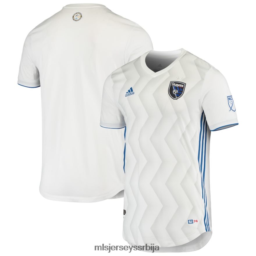 MLS Jerseys мушкарци Сан Јосе Еартхкуакес бели аутентичан дрес PLB4H8621 дрес