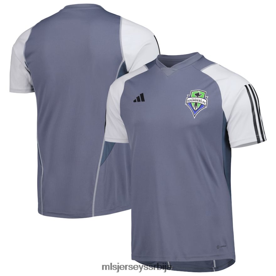 MLS Jerseys мушкарци Сијетл соундерс фц адидас сиви дрес за тренинг на терену 2023 PLB4H8293 дрес