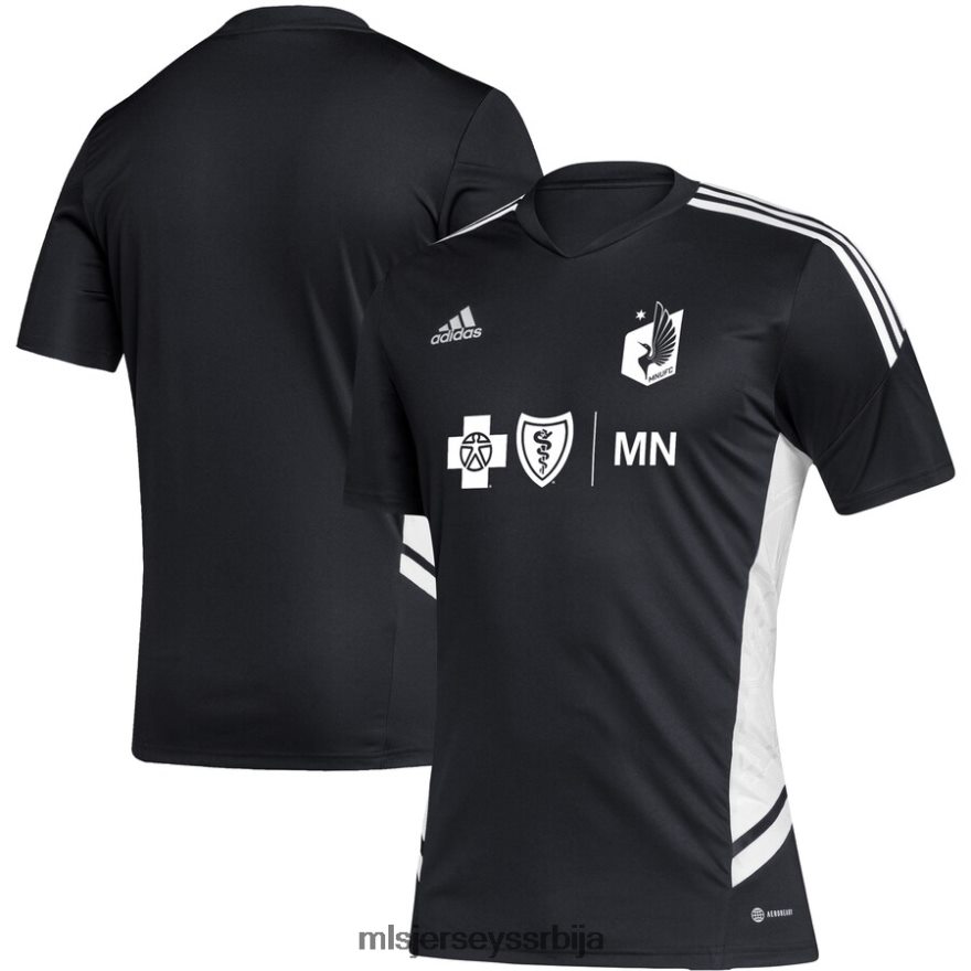 MLS Jerseys мушкарци Минесота Унитед фц Адидас црно-бели фудбалски дрес за обуку PLB4H8349 дрес