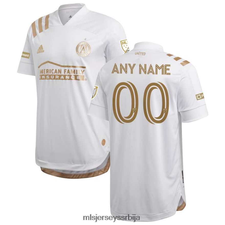 MLS Jerseys мушкарци атланта унитед фц адидас бели 2020 кингс прилагођени аутентични дрес PLB4H8898 дрес