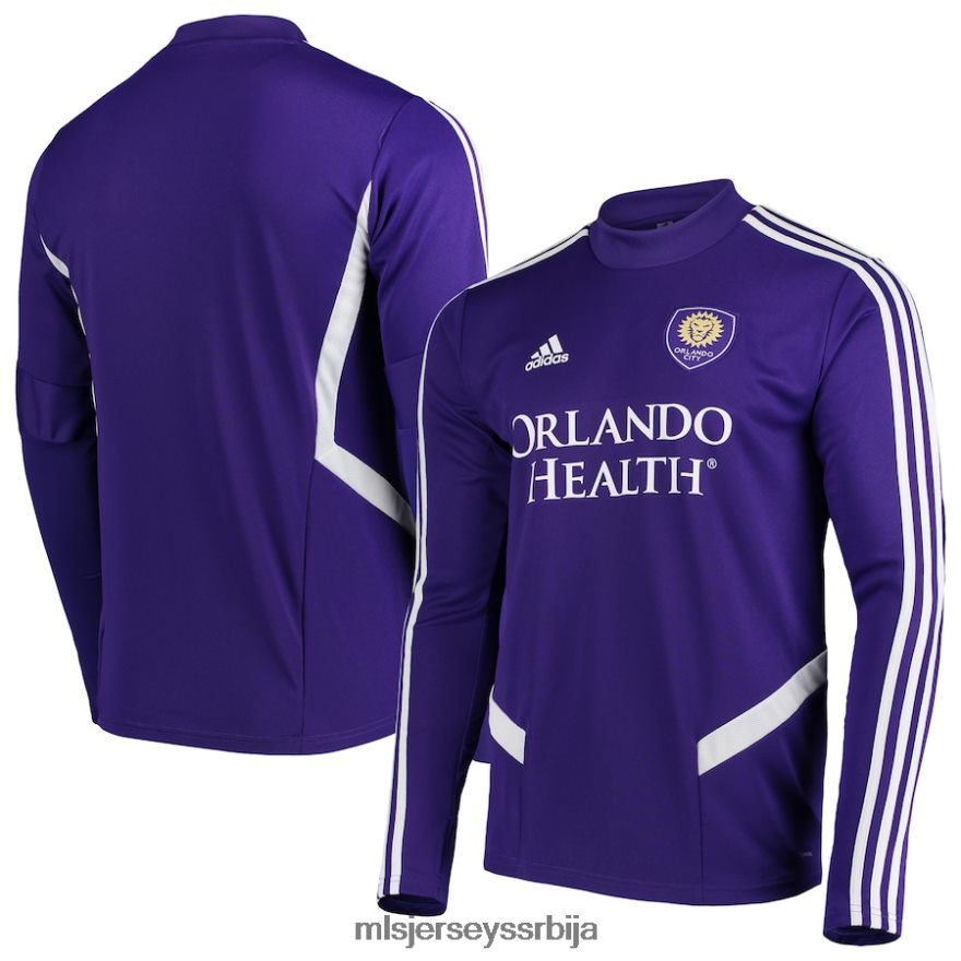 MLS Jerseys мушкарци Орландо Цити сц адидас љубичасти дрес за обуку дугих рукава 2019 PLB4H8546 дрес
