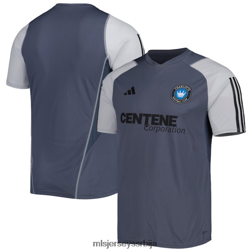 MLS Jerseys мушкарци цхарлотте фц адидас сиви дрес за тренинг на терену 2023 PLB4H8283 дрес