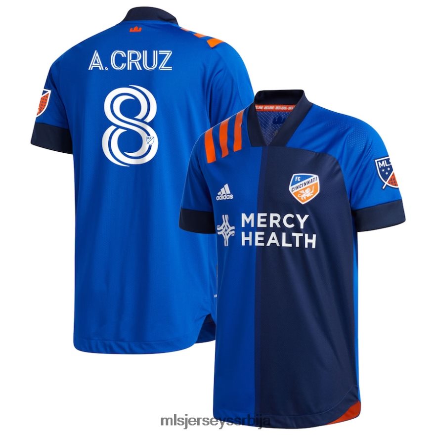 MLS Jerseys мушкарци Фц цинциннати аллан цруз адидас плави 2020 смели аутентични дрес PLB4H81424 дрес