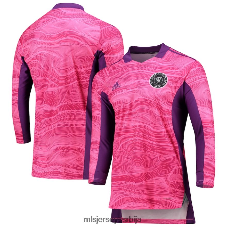 MLS Jerseys мушкарци интер мајами цф адидас розе 2021 голмански дрес дугих рукава PLB4H8763 дрес