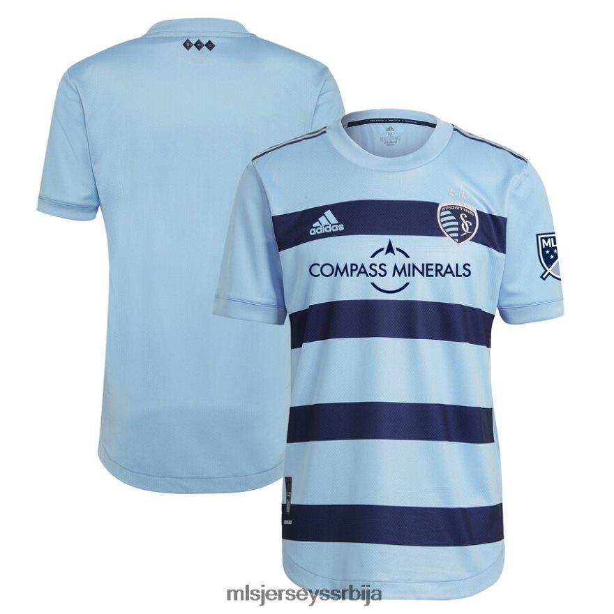 MLS Jerseys мушкарци Спортски Канзас Сити Адидас светло плави 2021 примарни аутентични празан дрес PLB4H81141 дрес